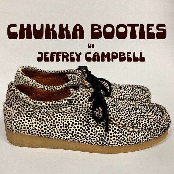 *NEW* Jeffrey Campbell Pony (?) Fur Chukka Booties! Size 39 (runs small!). CUTE! - Picture 1 of 9
